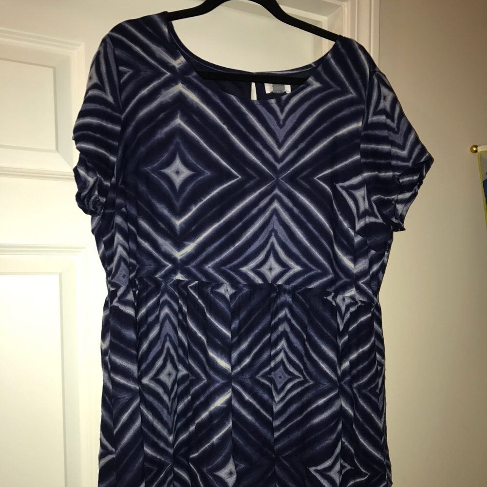 Blue dress